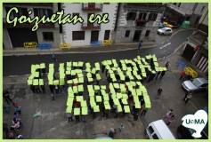 Goizuetako herritarrek Udalerri Euskaldunen Egunera joateko deialdia egin dute